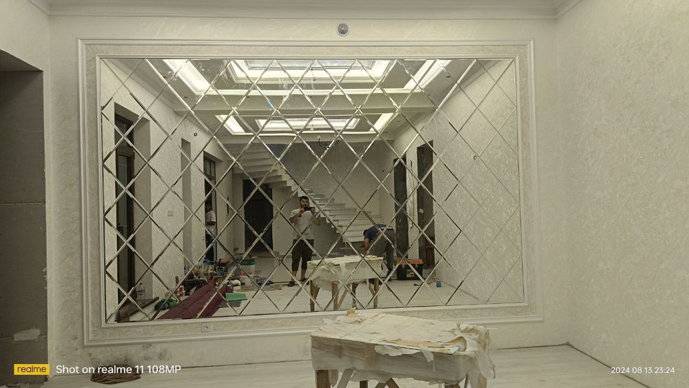 Rombik oyna. Oyna kesish xizmati.