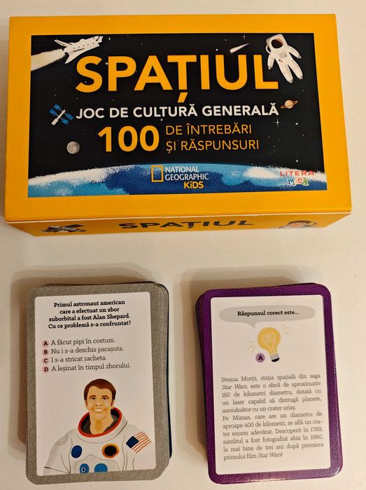 Joc cultură generală „Spațiul” – National Geographic Kids / Litera (7-12 ani)