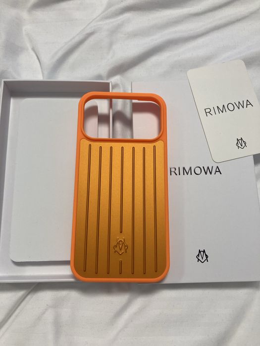 Rimowa Orange iPhone 17 Pro Max  case ( husa ) ( carcasa )