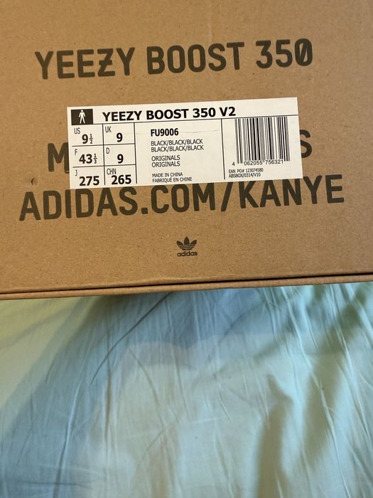Adidas Yeezy 350 черни