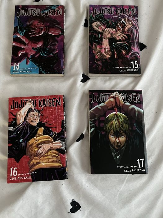 Manga jujutsu kaisen 14,15,16,17