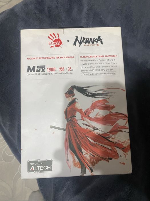 Мышь Bloody W95 Max Naraka белый