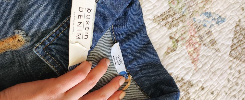 Джинсовая куртка кардиган