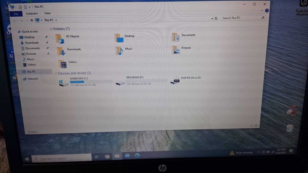 Laptop HP 15,6" model 15-rt150nq