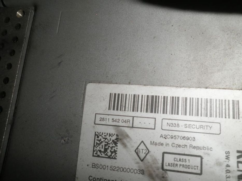 radio cd renault master 3, opel movano b, 281154204r 281158338r