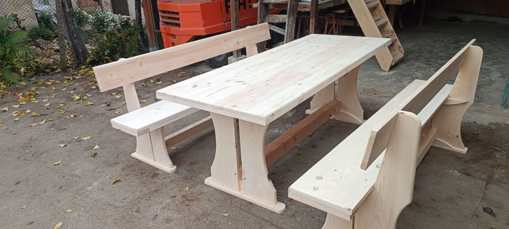 Дървени мебели,колиби