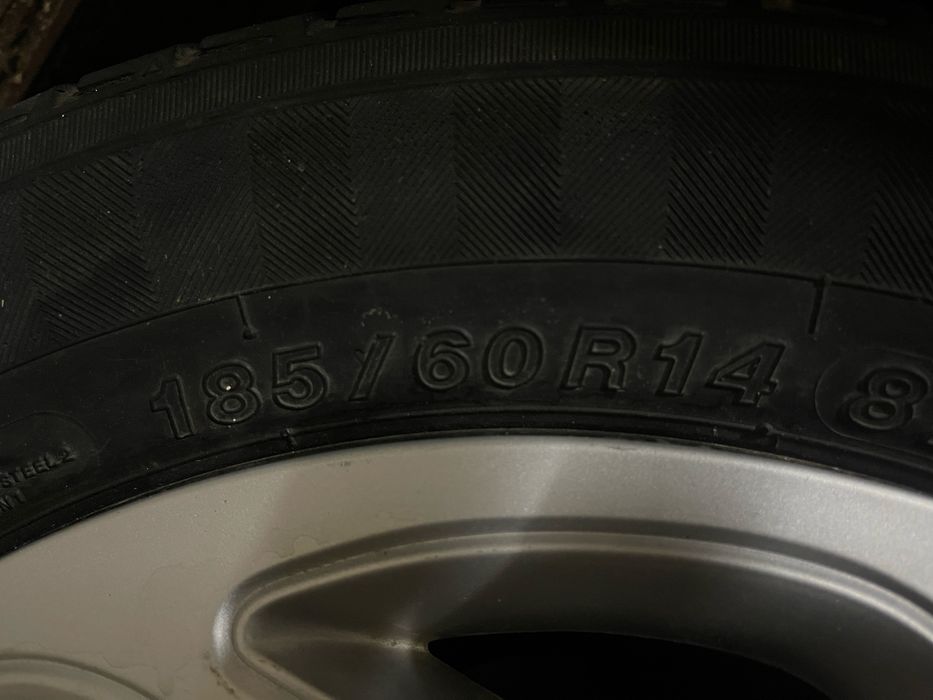 14 балоны с дисками в средним состояние