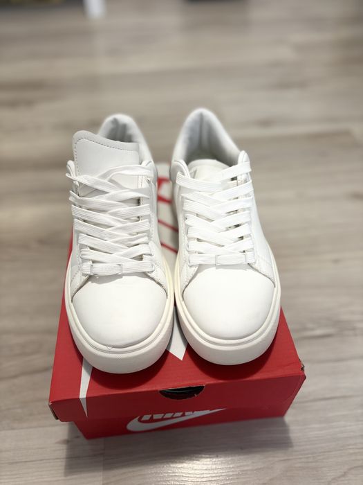 Adidași cadual, culoare alb
