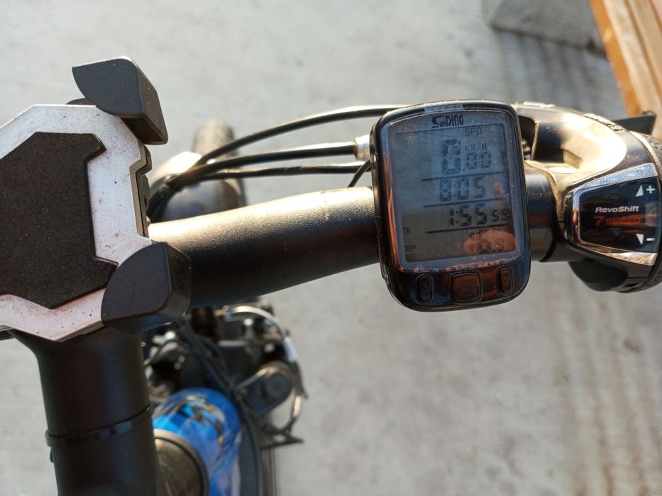 Почти новый электровелосипед скоростной.