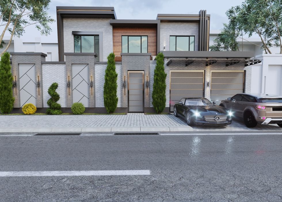 Когон шахрида Афросиеб туйхонаси олдида Замонавий коттеджлар сотилади.