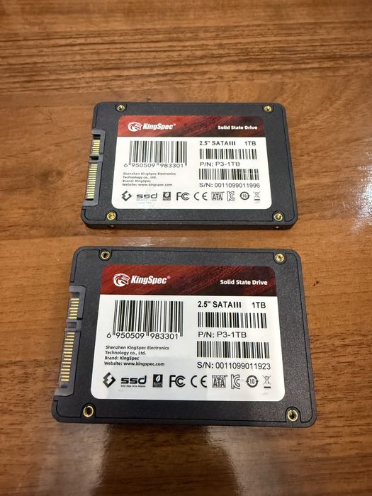 SSD 1 TB KingSpec 2шт