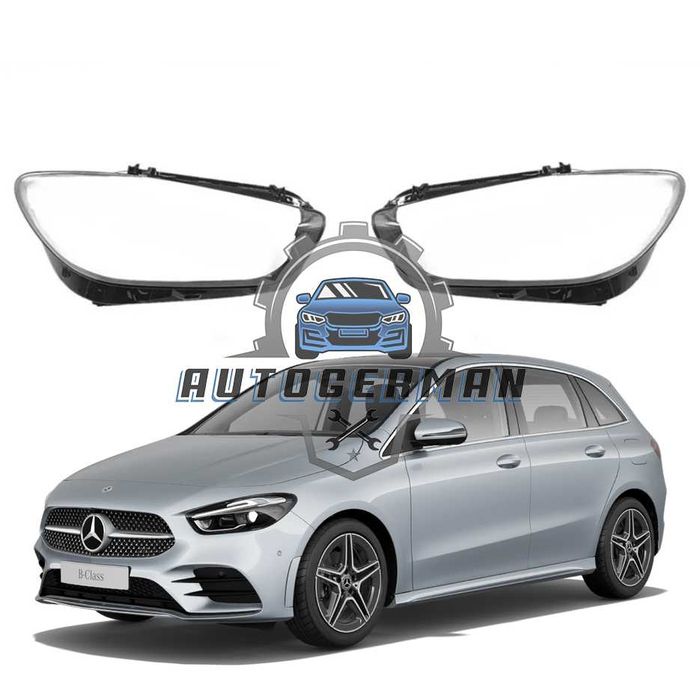 Капаци фарове Mercedes 247 B200 (20-22) стъкло фар крушки Мерцедес 247 В200 xenon