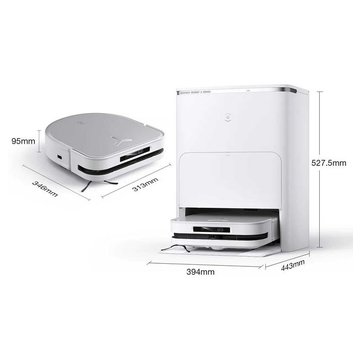 Робот прахосмукачка Ecovacs Deebot X5 Pro Omni 12800Pa D-форма