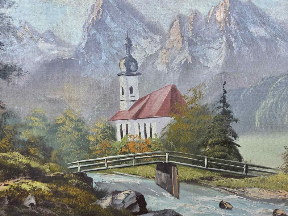 Голяма маслена картина пейзаж