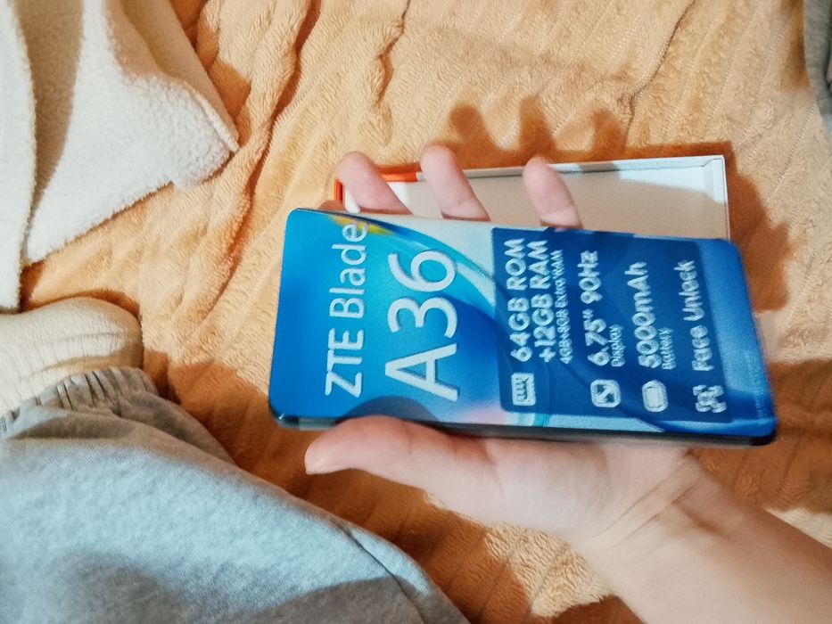 Телефон zte a36 новый