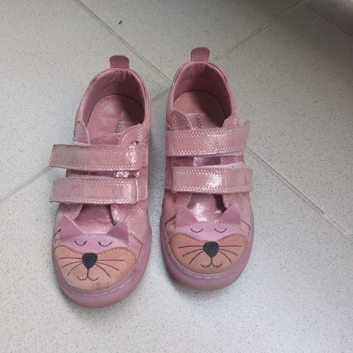 Papuci piele fetita marimea 30