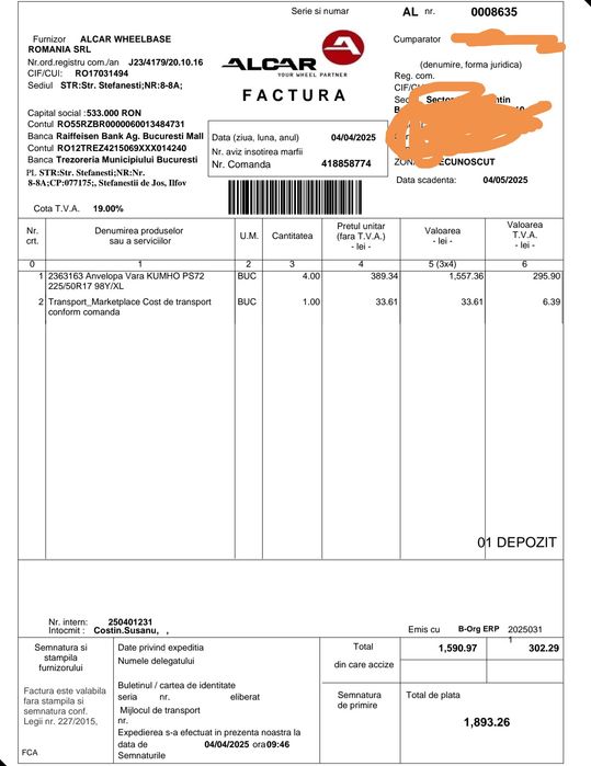 Jante audi+anvelope  225/50/17kumho