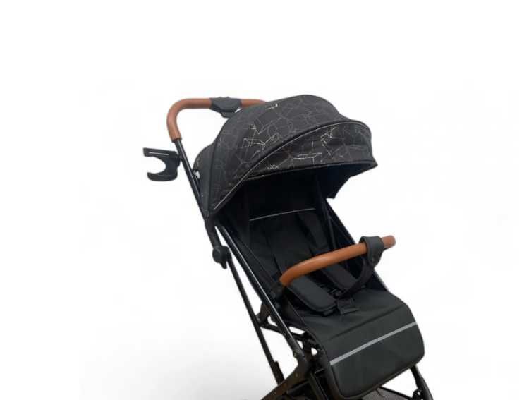 Carucior sport suspensii pliabil si troler 6-36 luni  Negru cu auriu