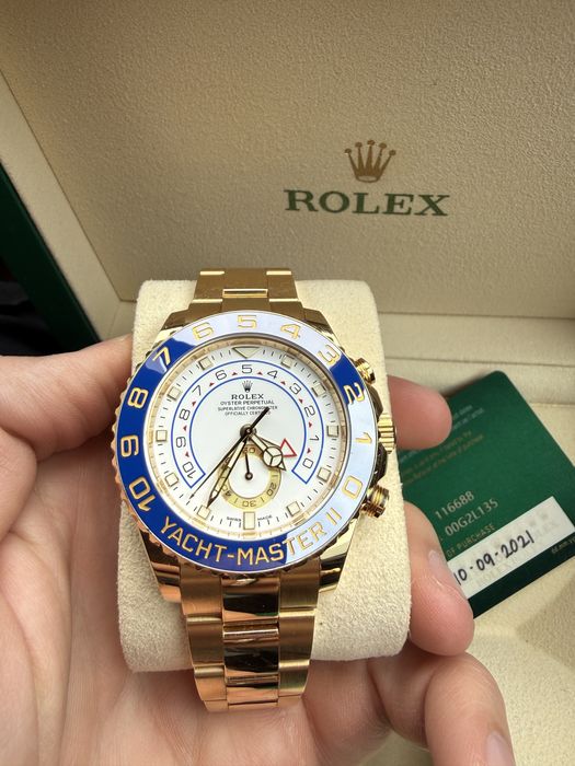 Rolex Yacht Master II 18k yellow Gold Mod Nou