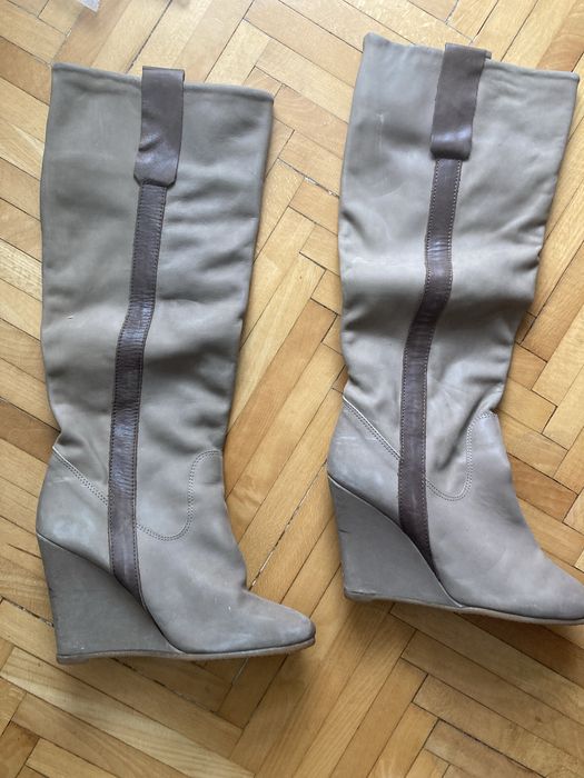 Cizme piele, stare foarte buna, mar 40