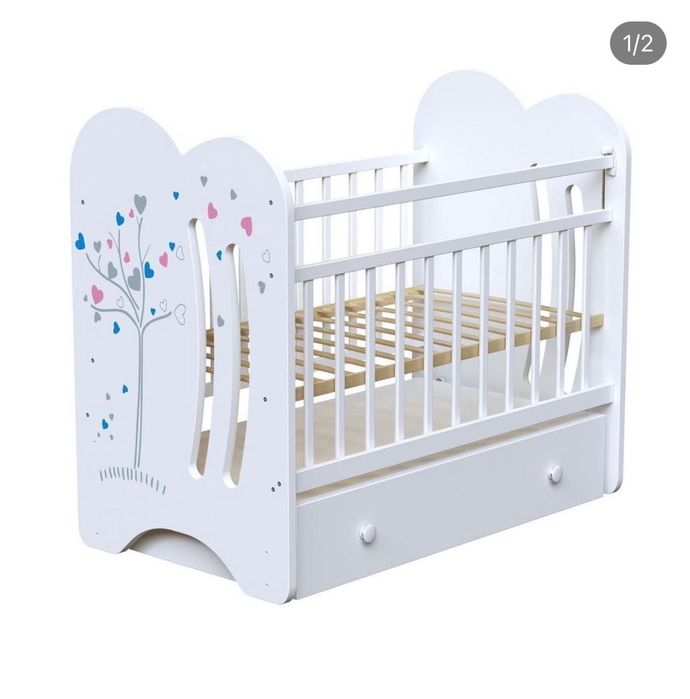 Продам детскую кровать с матрасом