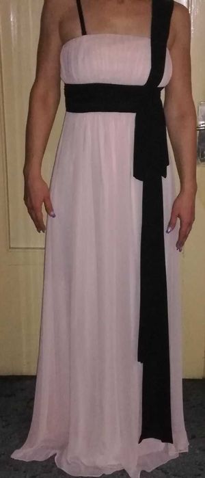 Rochie lunga de ocazie roz pal noua, NISSA