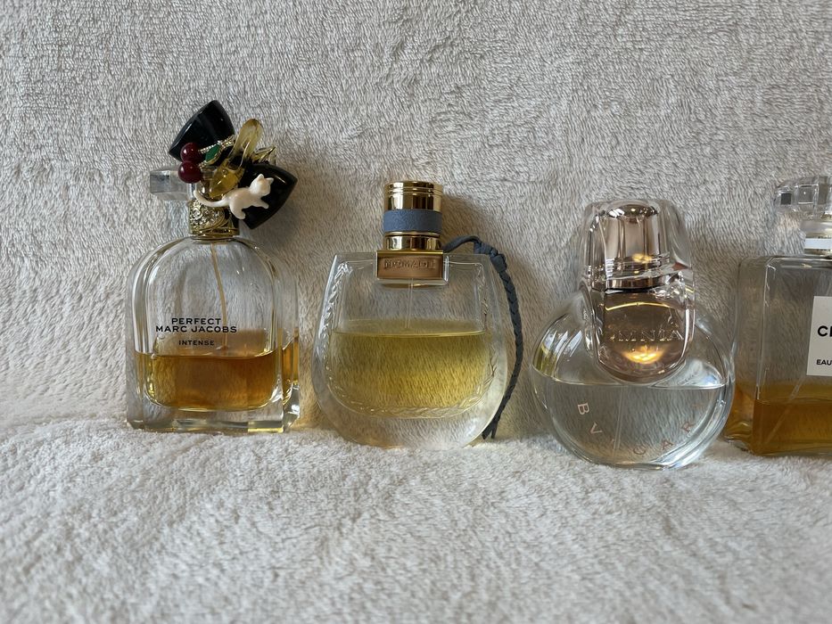 Marc Jacobs Chanel Coco Mademoiselle Bvlgari Omnia Armani Si Passione