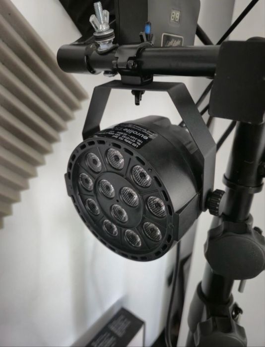 Set 4 Lumini Eurolite LED Party TCL Spot + Controller Dmx Audibax