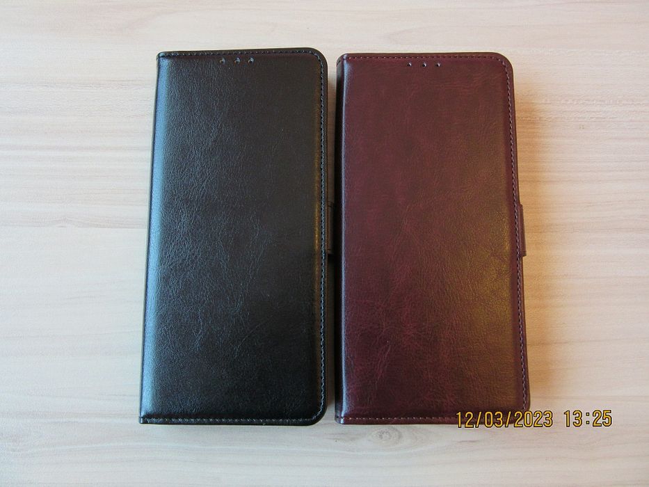 Samsung Galaxy S24 FE / S23 FE / S23 Ultra / S23+ / Кожен калъф тефтер