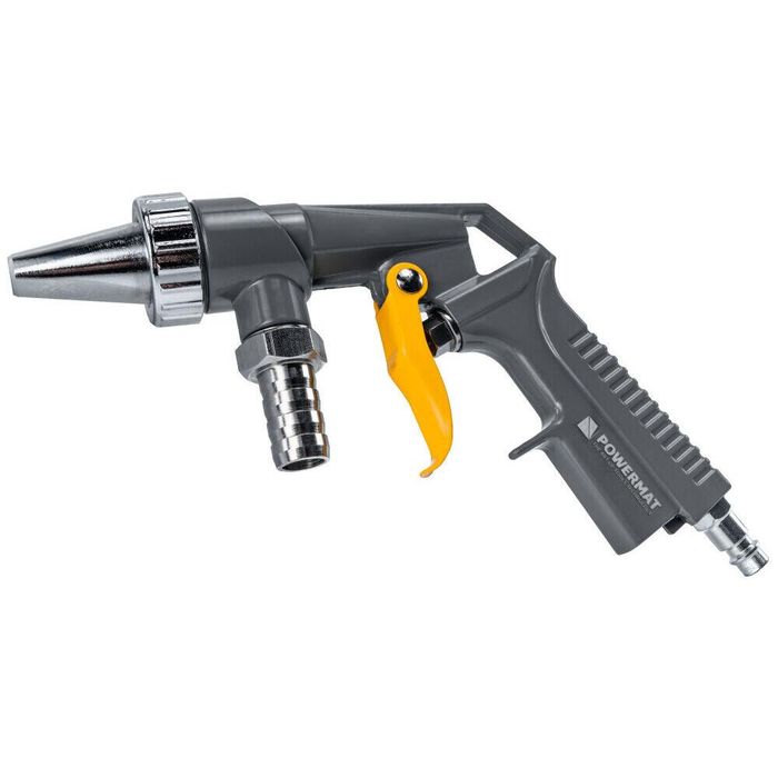 Pistol pneumatic pentru sablare cu furtun, 1 m, duza 6 mm, Powermat