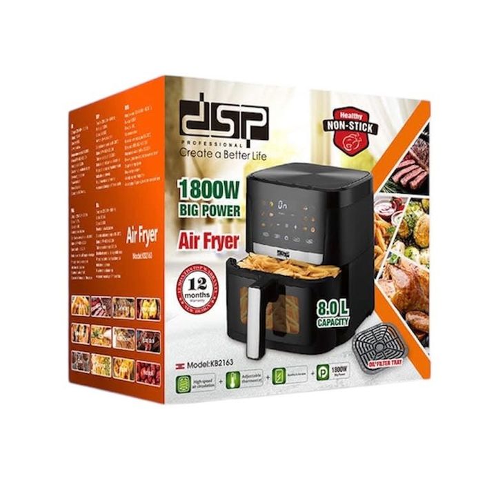 Фритюрник с горещ въздух 8.0 литра (Air Fryer) 1800W