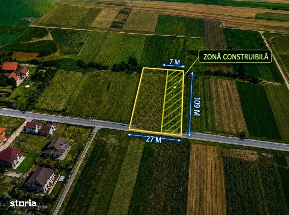Teren intravilan  constructiiBartolomeu-Stupini