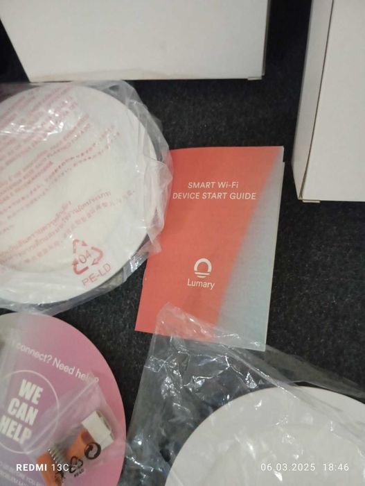 LED 4броя лед луни 12W с WIFI,16милиона цвята.