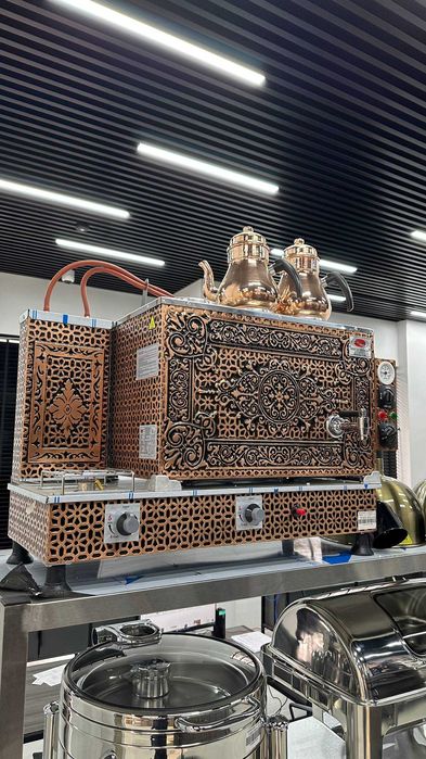 Самовар для бардак чай (черный квадратный)