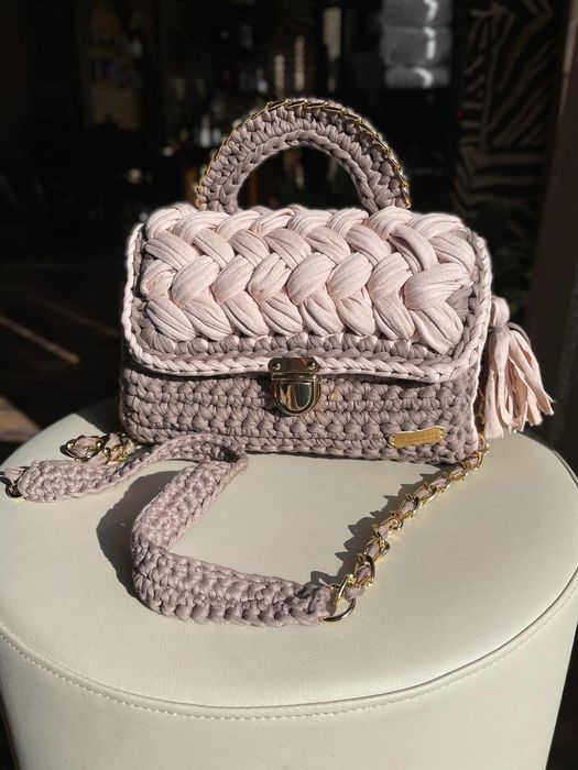 Ръчно плетена чанта