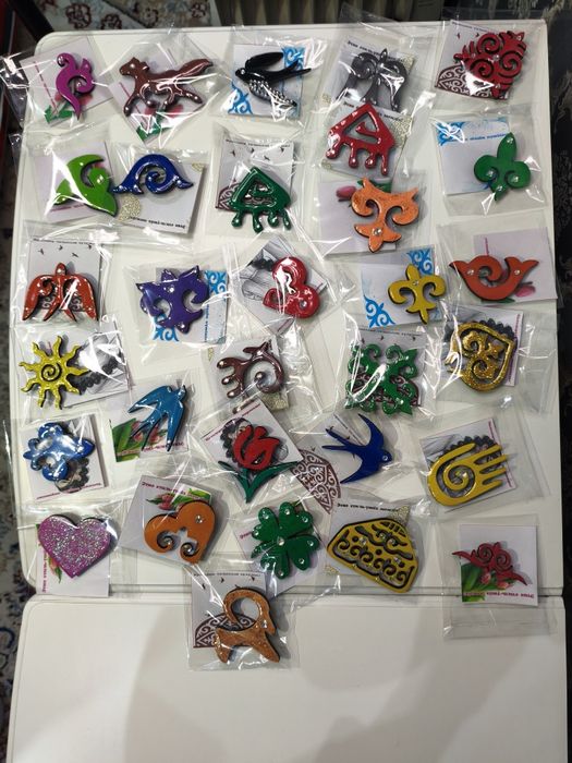 Этно брошка брошь