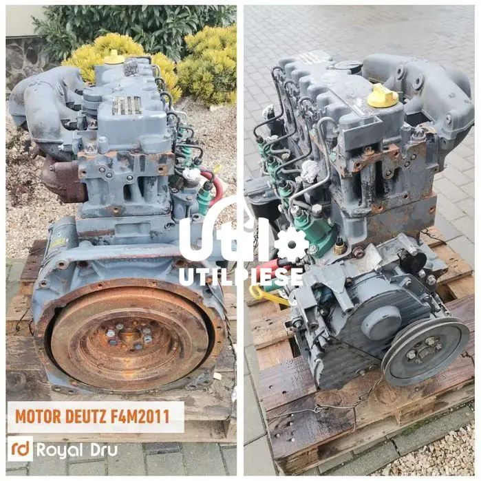 Motor Deutz F4M2011 pentru Utilaje Constructii - Verificat Functional