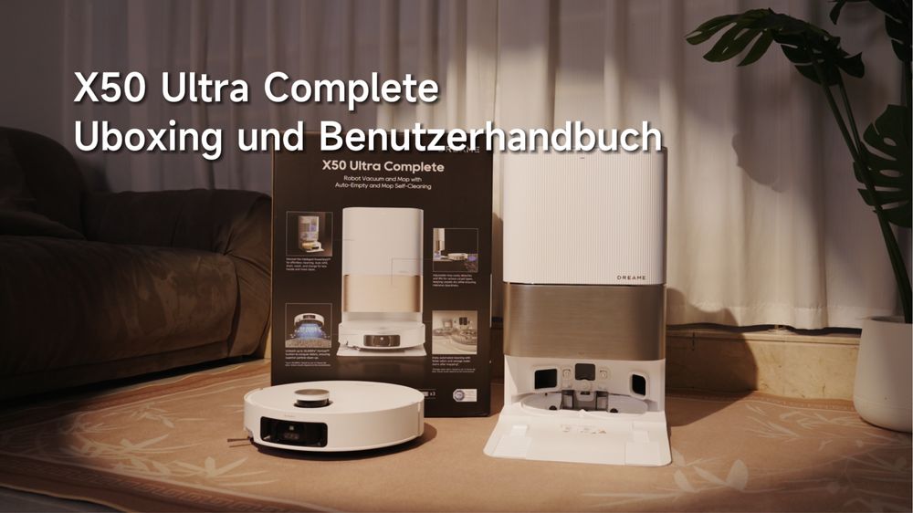 Dreame X50 Ultra Complete 20000Pa, Al, Робот Прахосмукачка + Самопочистваща Станция Сухо и Мокро!