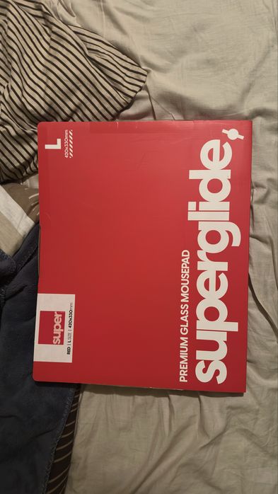 Glass Mousepad Superglude L  v3