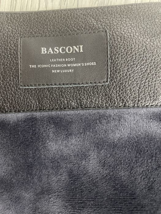 Кожаные сапоги Баскони