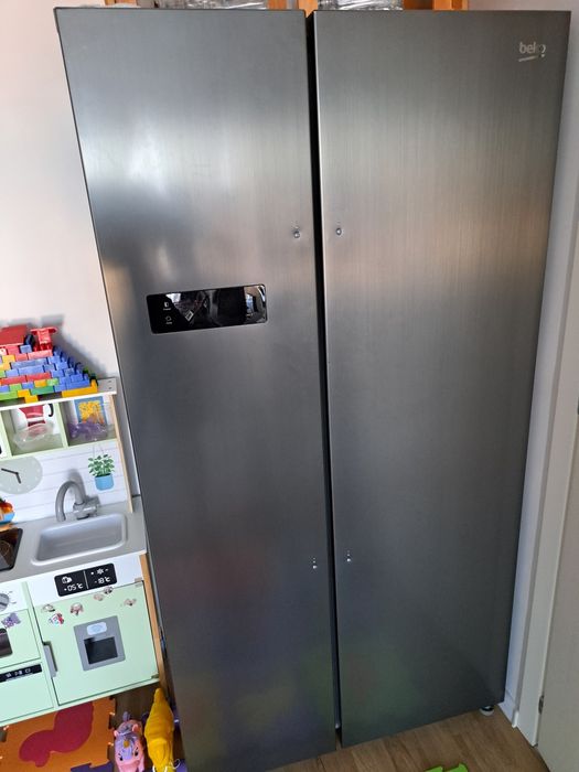 Frigider Side by Side Beko GNO4331XP, No Frost, 436L, Inox