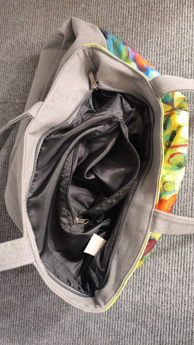 Сумка шоппер с маками