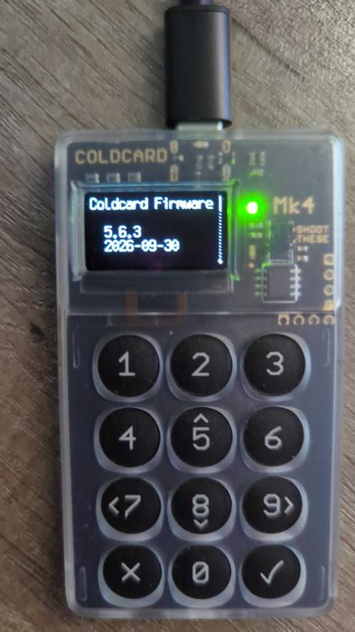 Kit COLDCARD MK4 Bitcoin Hardware Wallet