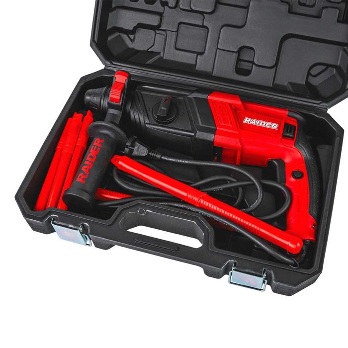 Перфоратор 800W 2.8kg 26mm 2.8J 4 функции куфар RD-HD62 - 013131
