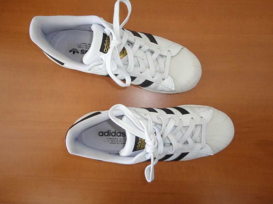 N38,5 Adidas Superstar/естествена кожа/дамски маратонки