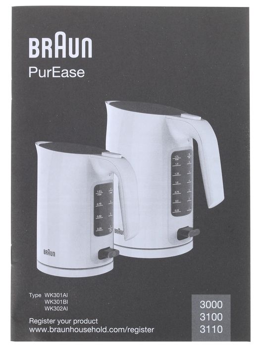 Электрочайник Braun WK3100BK