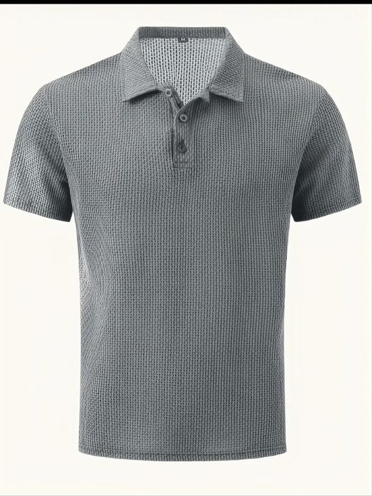 Поло рубашка серая