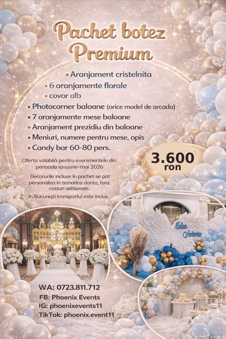 Pachet botez all inclusive oferta