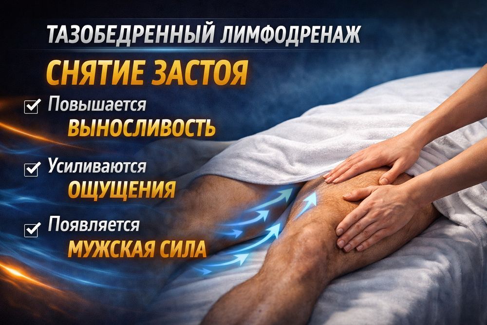 Тазобедренный лимфодренаж