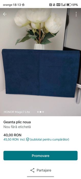 Geanta plic noua